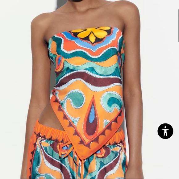 Zara Strappy Bandana Top - Picture 3 of 12